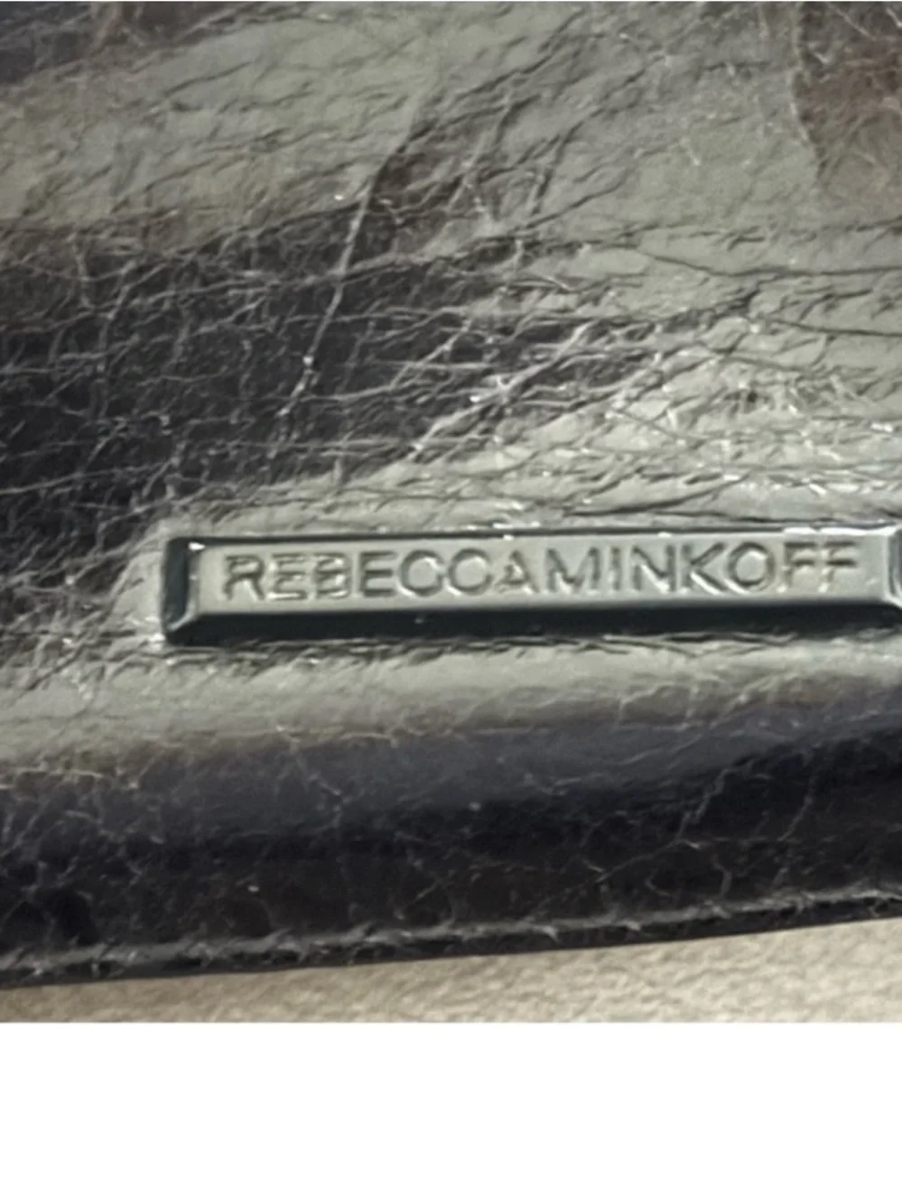 Rebecca Minkoff Convertible Crossbody Bag Leather Purse Black - Picture 2 of 13